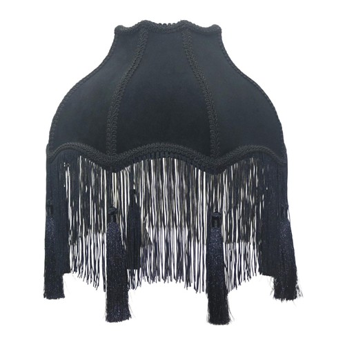 Velvet lamp shade bell - velvet,