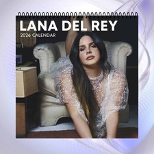Lana Del Rey 2026 Calendar, Vintage Pop Star Wall Calendar, Fan Collectible Gift