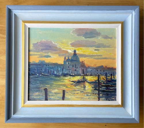 Venice sunset with the salute - venice,