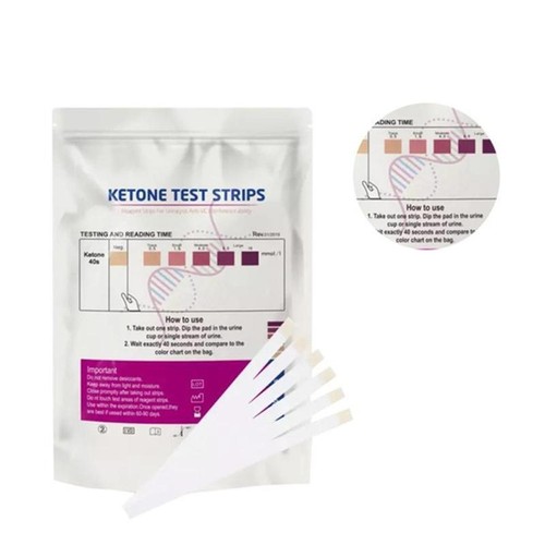 100x ketone test strips - test,