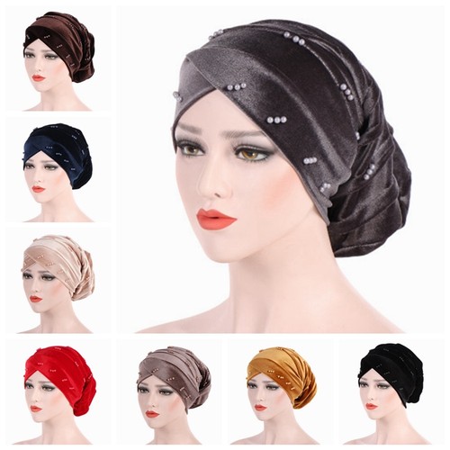 Women velvet hat cap muslim - women's,