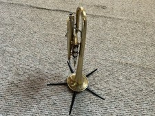 Getzen 300 Unlacquered American Style Cornet, Case and Mouthpieces.