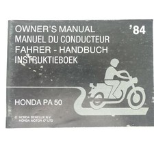 Honda PA 50 Manual Owners Manual Drivers Manual B0292