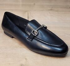 M&S Ladies LOW Heel LOAFERS ~ Size 7 ~ BLACK