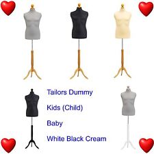 Tailors Dummy Kids Child Baby Dressmakers Bust Retail Display Fashion Mannequin❤
