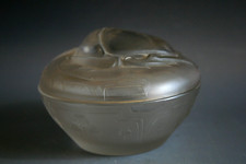 RARE RENE LALIQUE LT PIVOR SCARABEE GLASS BOX - CIRCA 1911