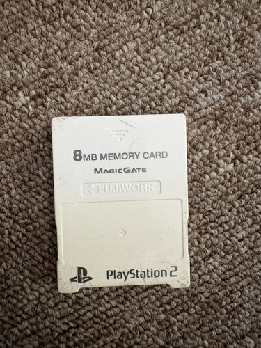 White fujiwork 8mb - white, ps2
