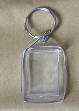 Keyrings 35x35mm Insert Clear