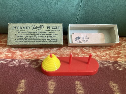 Vintage brainteaser pyramid - vintage,