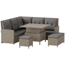 Outsunny pcs rattan - outsunny,