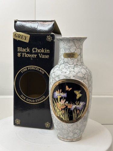 Grey marble chokin - grey, 8”