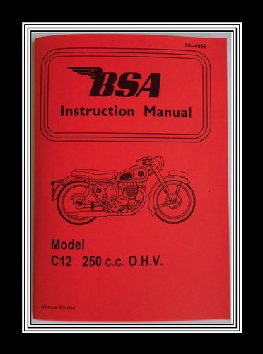 250 bsa c model c12 - c.c.,