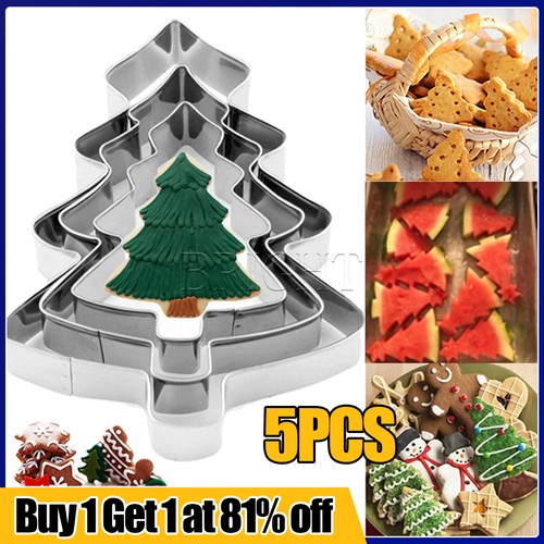 5pcs christmas tree cookie - 5pcs,