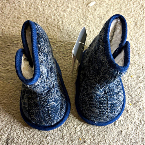 Nutmeg cable knit lined bootie - lined,