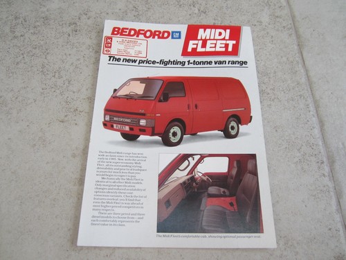 1986 bedford tonne - 1, van
