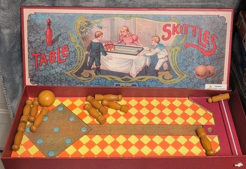 Victorian table skittles - victorian, retro