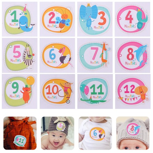 Month old stickers newborn - month,