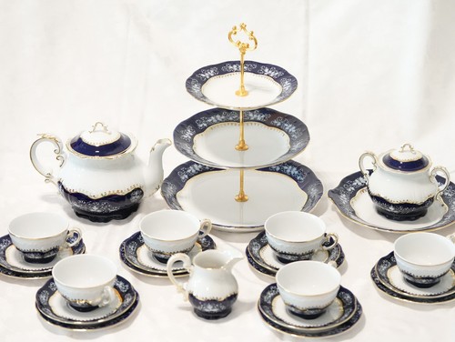 Zsolnay porcelain set - set,