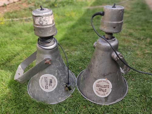 Vintage large industrial light - industrial,