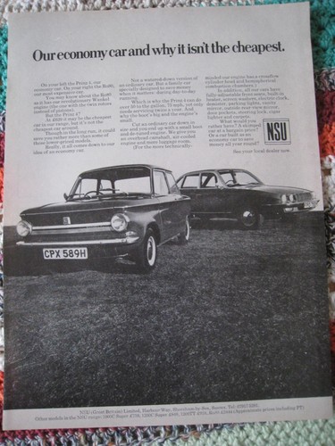 Nsu our economy - economy, car