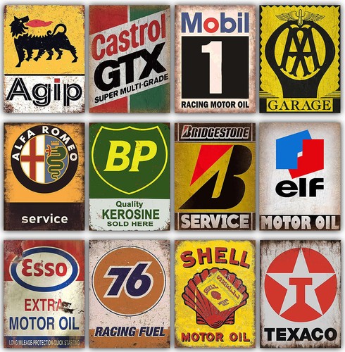 Garage workshop metal signs - garage,