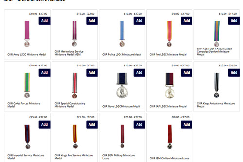 Ciiir miniature medals long - medals,