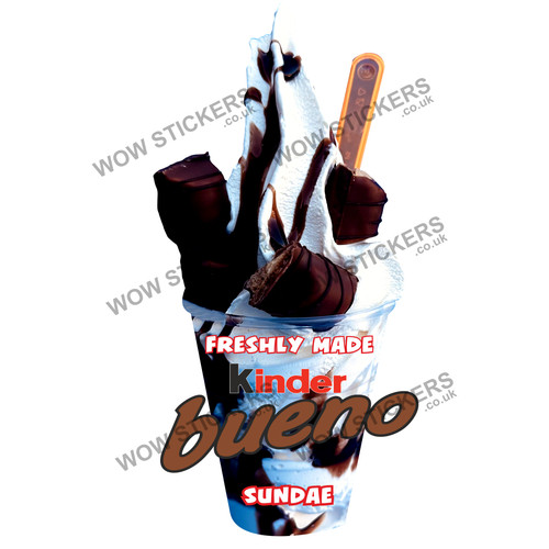 Ice cream van sticker - , kinder
