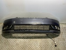 2014 VOLKSWAGEN PASSAT B7 FRONT BUMPER WITH PARKING SENSORS GREY 3AA807221