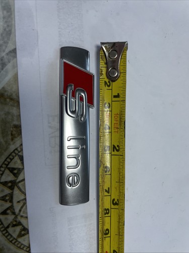 Genuine audi line badge - s,