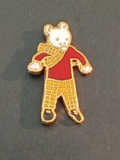 Vintage Rupert Bear Pin Badge