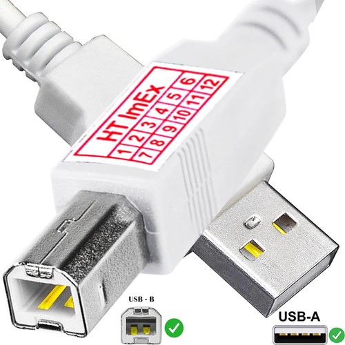 White usb printer cable - usb,