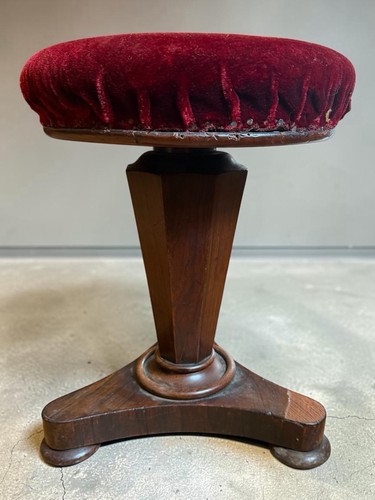 Antique william piano stool - iv,