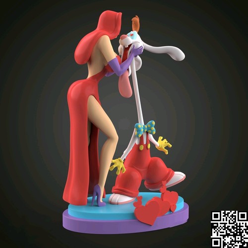 Jessica roger rabbit 3d - jessica,