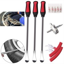 14.5inch Motorcycle Tire Wheel Changing Spoons Lever Iron Protector Tool Kit Red