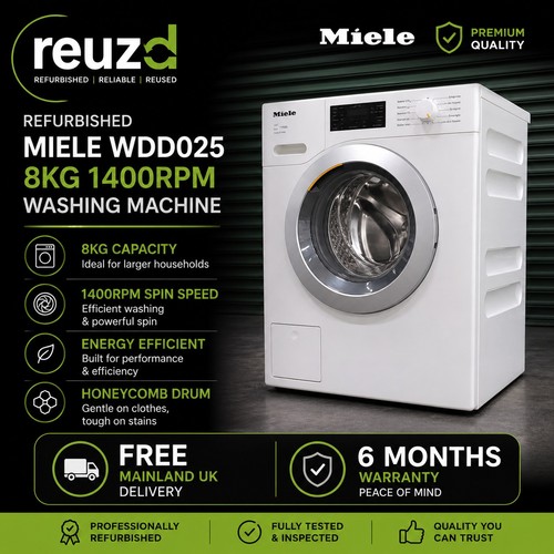Refurbished miele wdd025 8kg - miele,