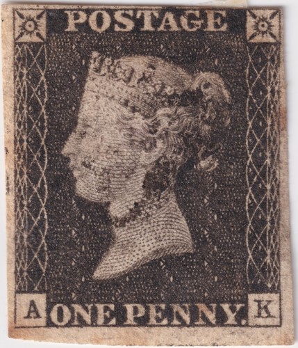 Sg2 penny black - "penny, 1d.