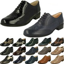 Ladies Clarks Lace Up Brogue