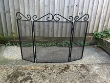 Black Fire Screen or Fire Guard