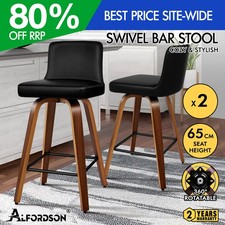 ALFORDSON 2x Swivel Bar Stools