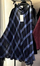 ZARA : Checked Midi Skirt 