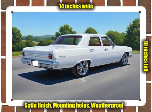 Metal sign 1965 chevrolet - metal,