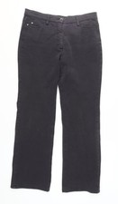 Olsen Women's Black Straight Jeans Size 14