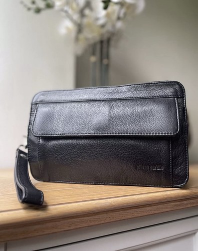 Pierre cardin black leather - pierre,