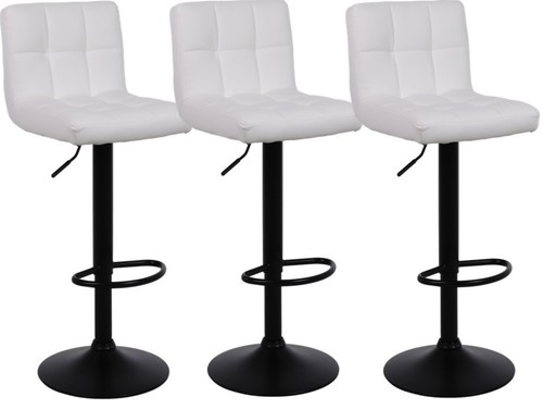 Set white bar stools - of,