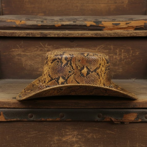 Python print leather cowboy - python,