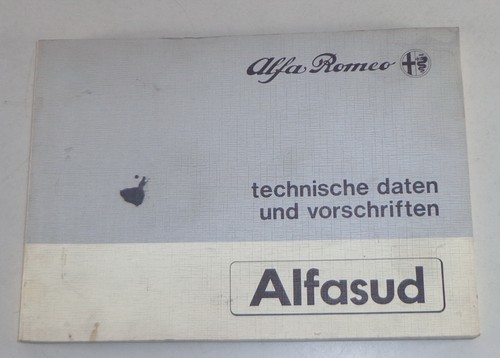 Workshop manual data - data, alfa