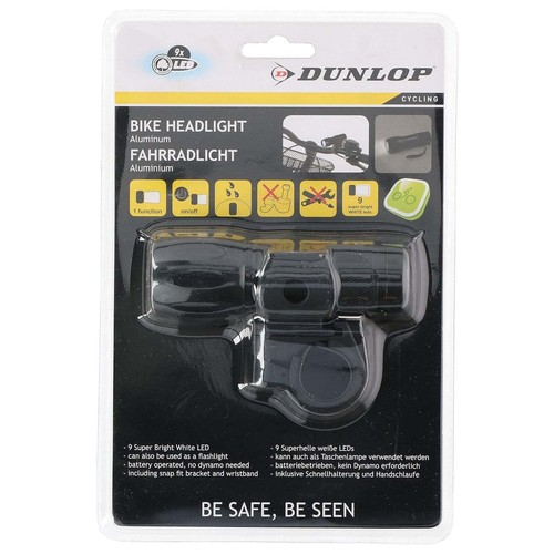 Dunlop led bike head light - 9,
