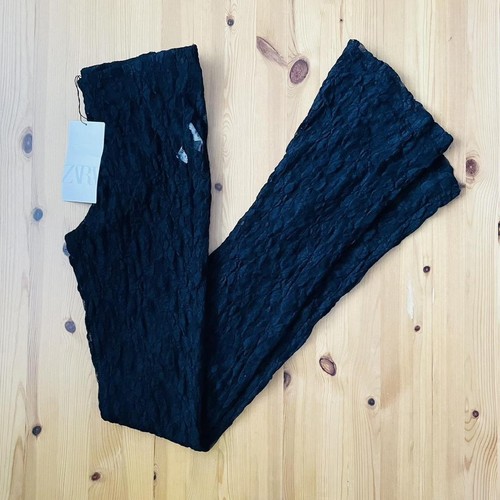 Zara black lace leggings - zara,
