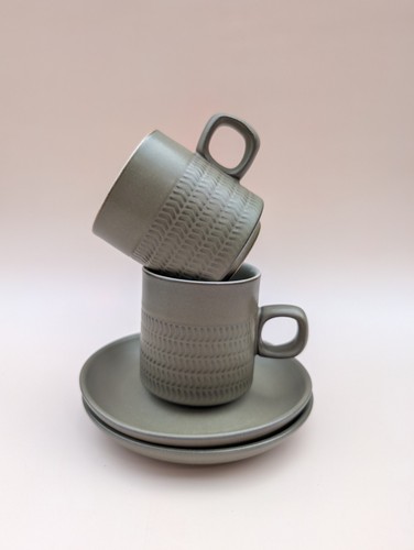 Vintage denby chevron pair - vintage,