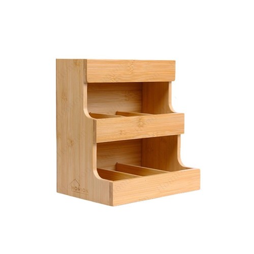 Bamboo tea bag organiser - tea,
